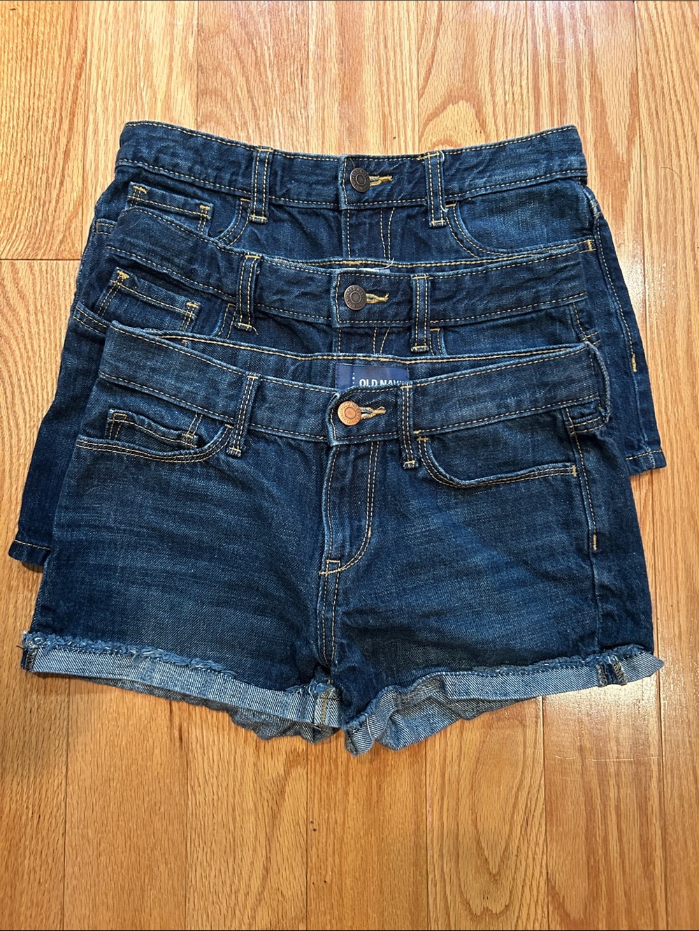 Old Navy Girls Denim Shorts Trio